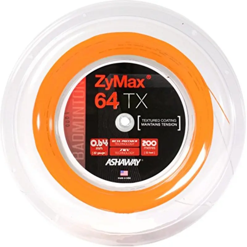 Ashaway ZyMax 64 TX Badminton String - 200m Reel