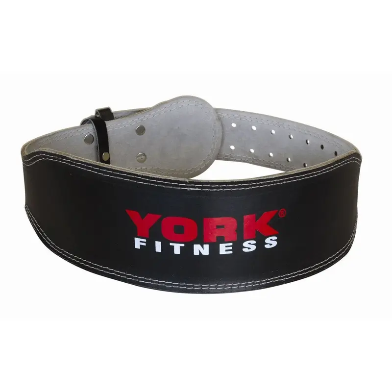 York Padded Leather Weight Lifting Belt