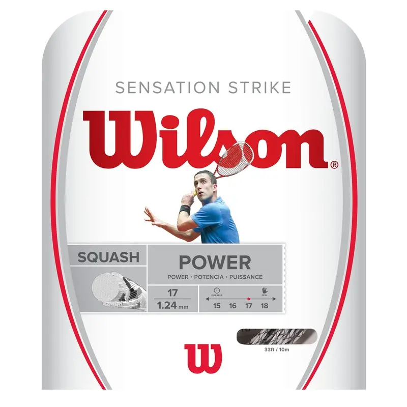 Wilson Sensation Strike Squash String Set