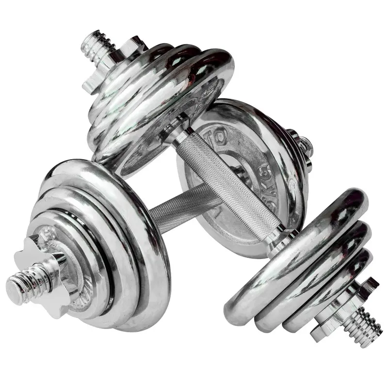 Viavito 20kg Chrome Dumbbell Set