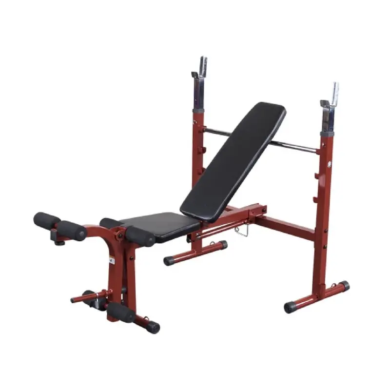 Best Fitness Folding Olympic Bench with Leg Developer BFOB10
