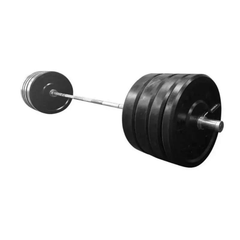 York Barbell USA Black Bumper Plate & Barbell Sets (KG)