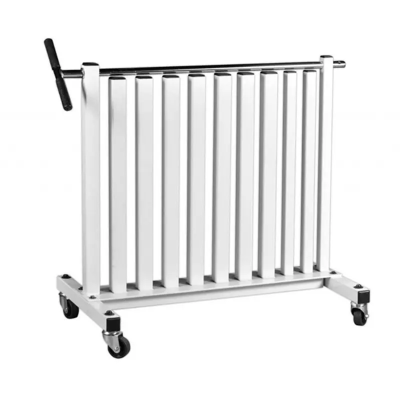 York Barbell Vinyl Fitbell Rack with Security Bar