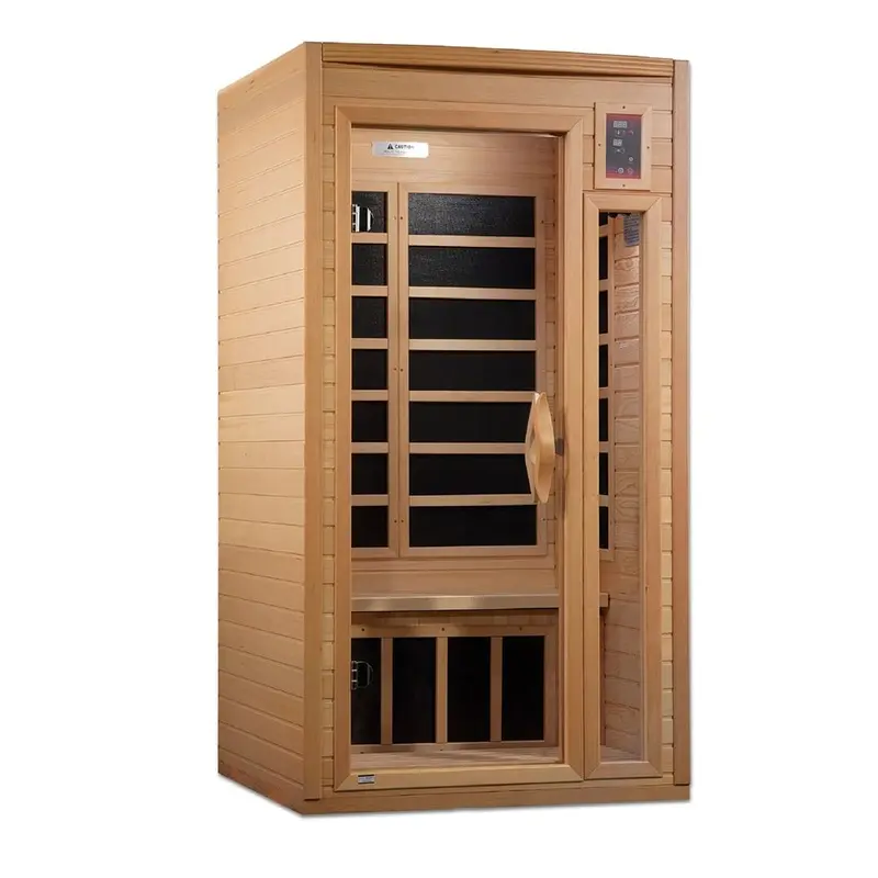 Golden Designs Geneva Elite 1-2 Person Near Zero EMF Infrared Sauna