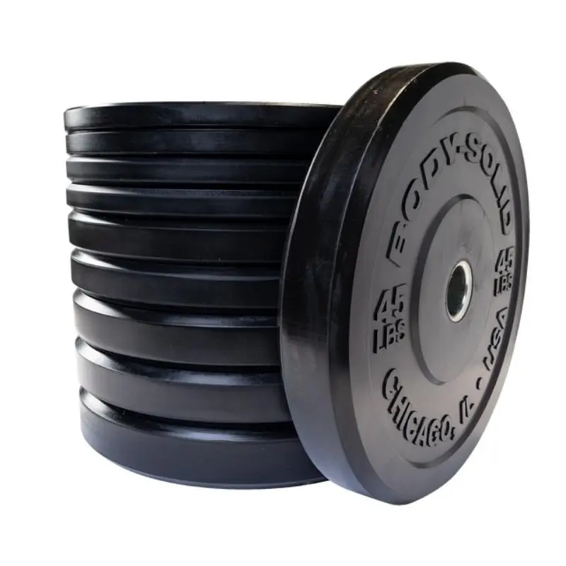 Body-Solid 260lb Chicago Extreme Bumper Plate Set OBPX260