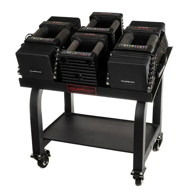 PowerBlock Commercial Pro 125 Adjustable Dumbbell Set