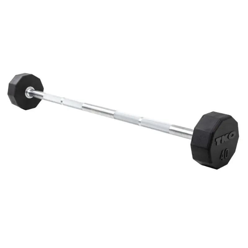 TKO Strength Urethane Fixed Straight Bar Set, 20-110lbs