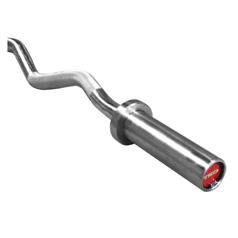 TKO Strength 47" Olympic EZ Curl Bar
