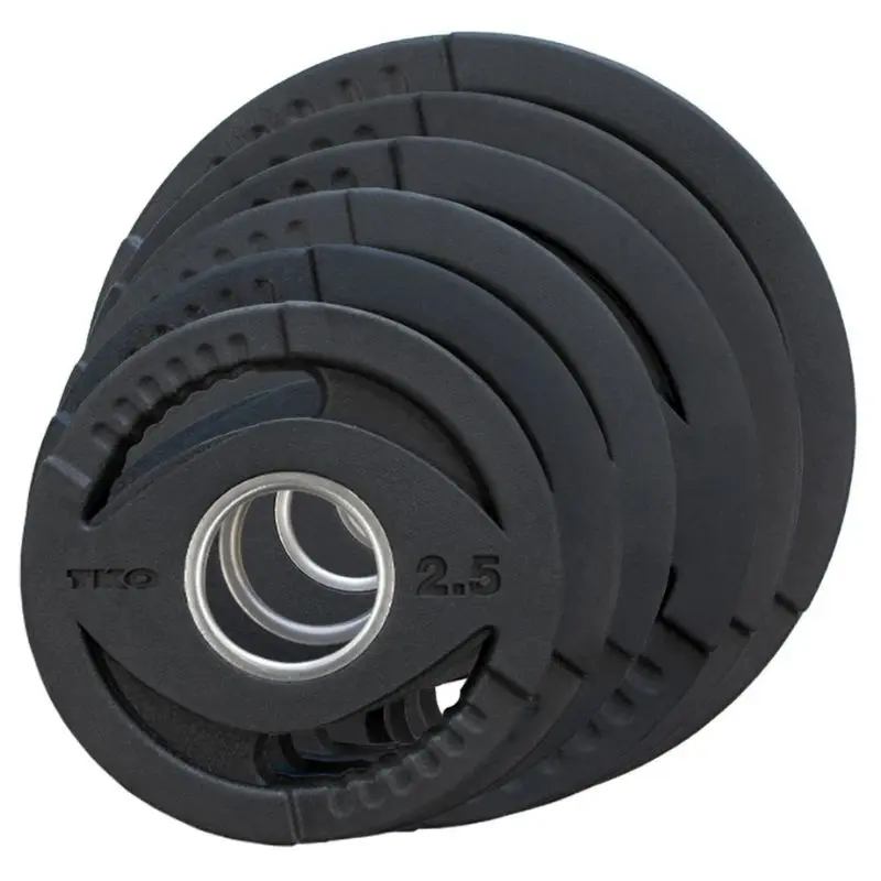 TKO Strength Olympic Rubber Grip Plates