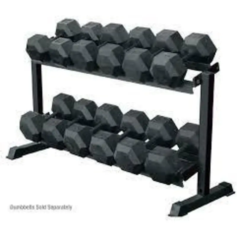 York Barbell Two Tier Dumbbell Rack 69126