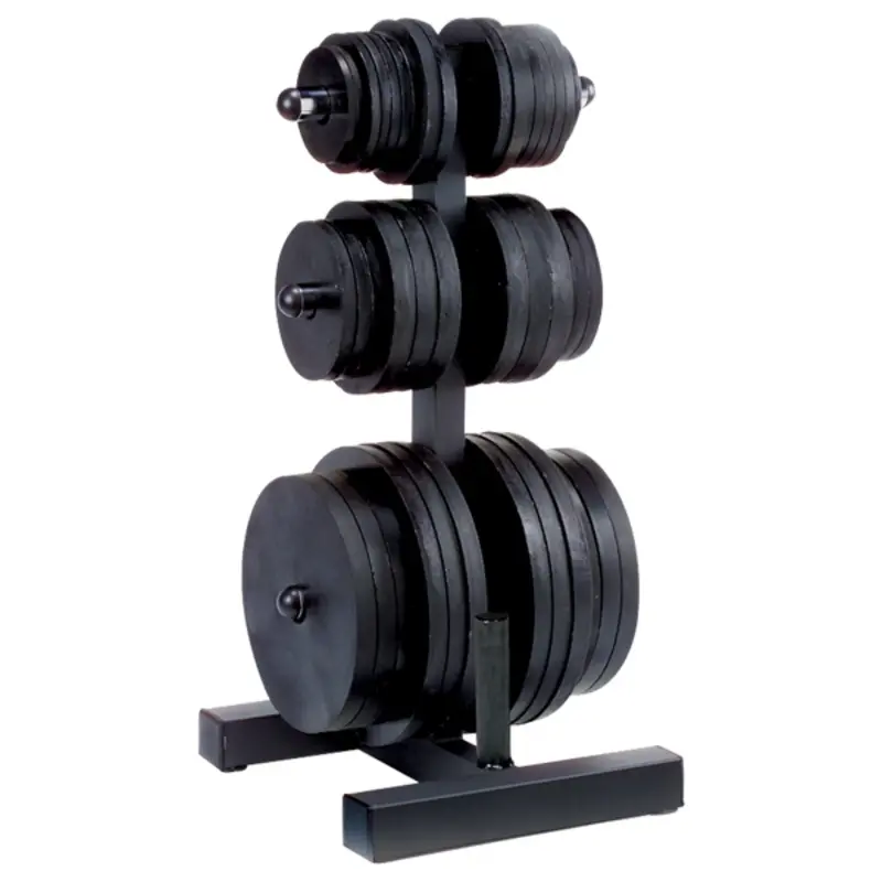 Body Solid WT46 Olympic Weight Tree with Bar Holder