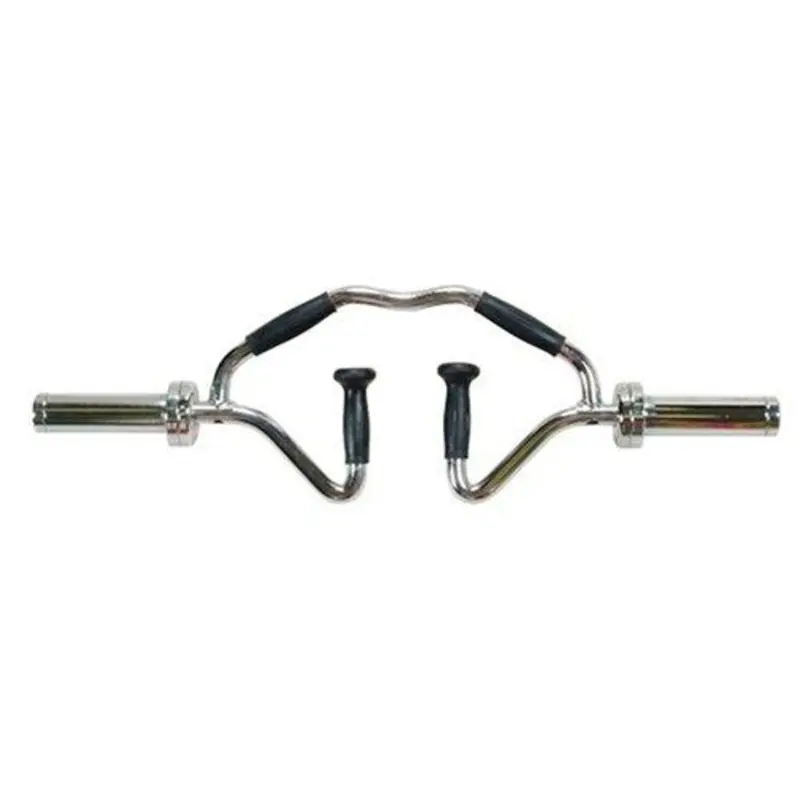 York Barbell Int'l "BI-Tri-Trap" Bar w/ Rubber Grips