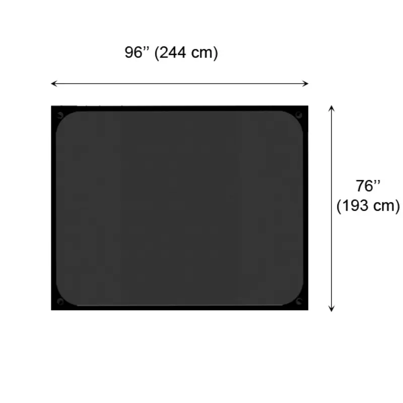 Atlantis Strength C7200 Platform with Rubberized Surface Free Standing (96"W x 76"D)