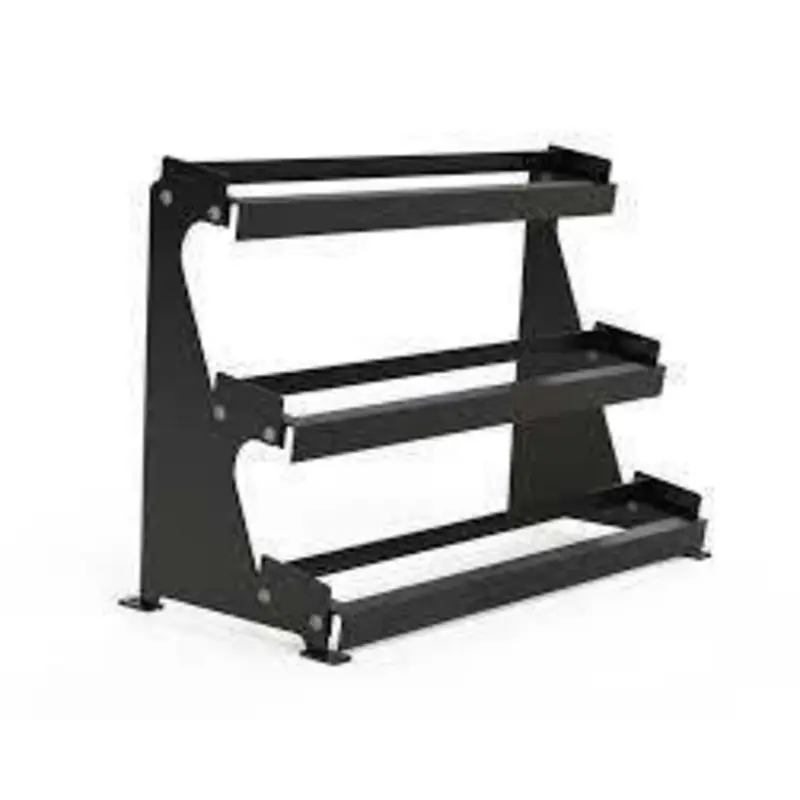 Wright 3 Tier 4' Dumbbell Rack - Holds 5-50lbs