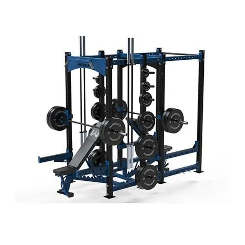 Wright Equipment C-400 Power Rack Half Rack Combo