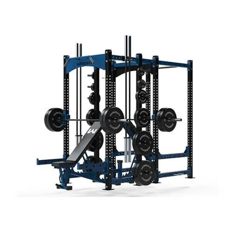 Wright Equipment CX-400 Power Rack Half Rack Combo