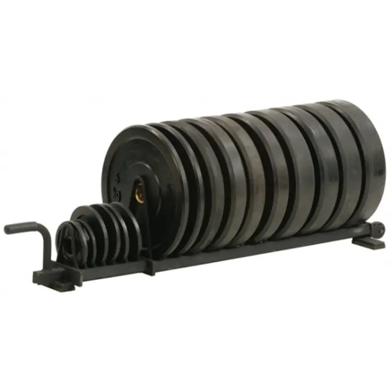 York Barbell Horizontal Weight Plate Rack - Full Set Size