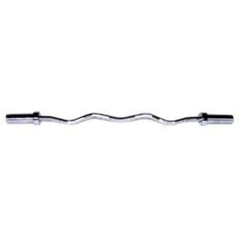 Apollo Athletics 47" EZ Olympic EZ Curl w/collars OC-47