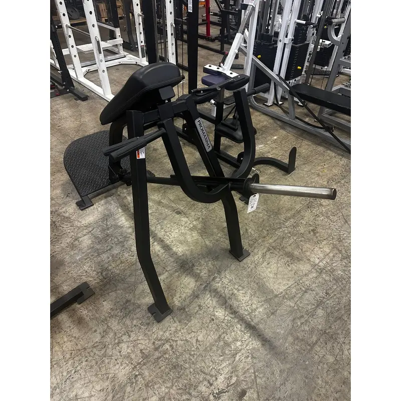 ProMaxima FW-18 T-Bar Row Black Frame Black Upholstery