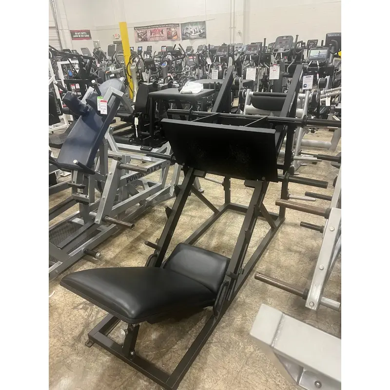 ProMaxima FW-20 Inverted Leg Press Black Frame Black Upholstery