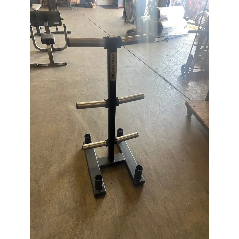 ProMaxima FW-70 Olympic Plate and Bar Holder Black Frame