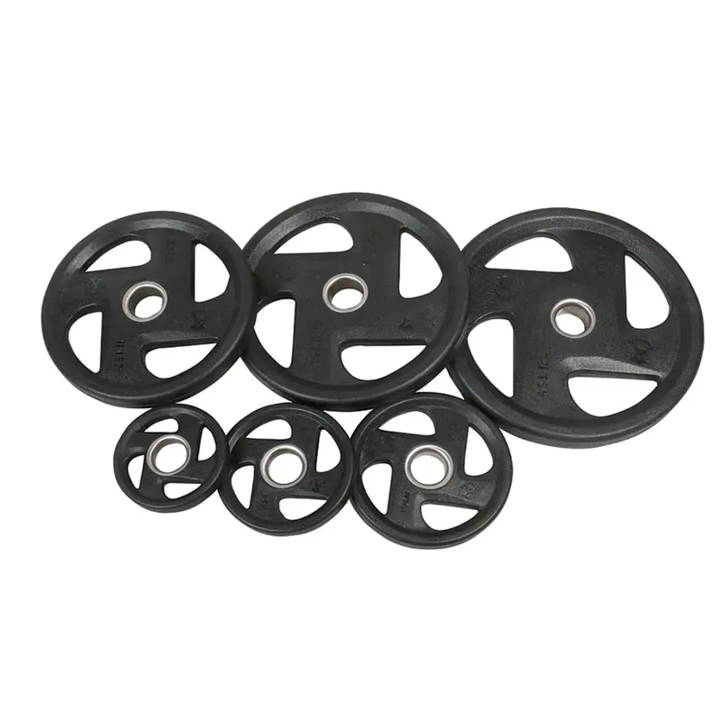 Iron Bull EZ Grip Rubber Encased Olympic Plates - Price is per PAIR