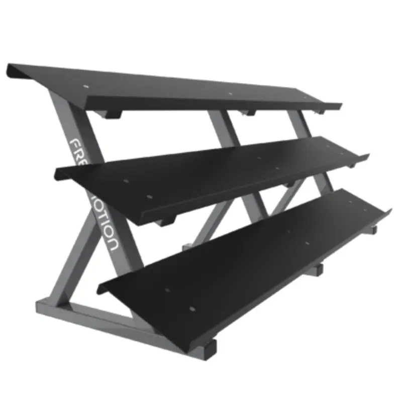 FreeMotion Three Tier Tray Style Dumbbell Rack