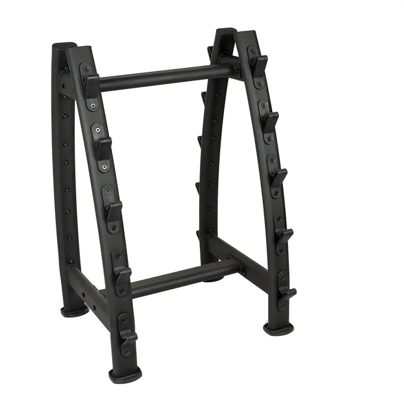 SMW 10 Unit Barbell Rack Black Frame