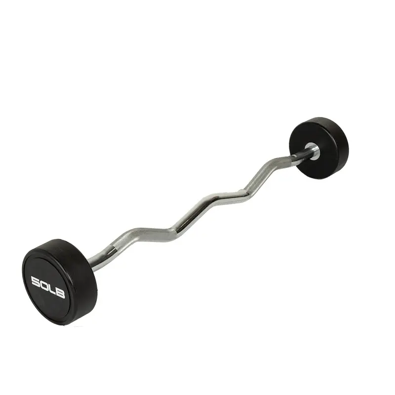 SMW Urethane EZ Curl Fixed Barbell Set 20-110 (10 Bars)