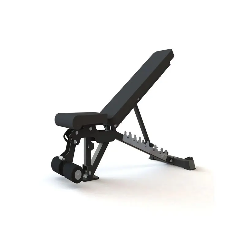 Blazzed Adjustable Weight Bench with Leg Roller