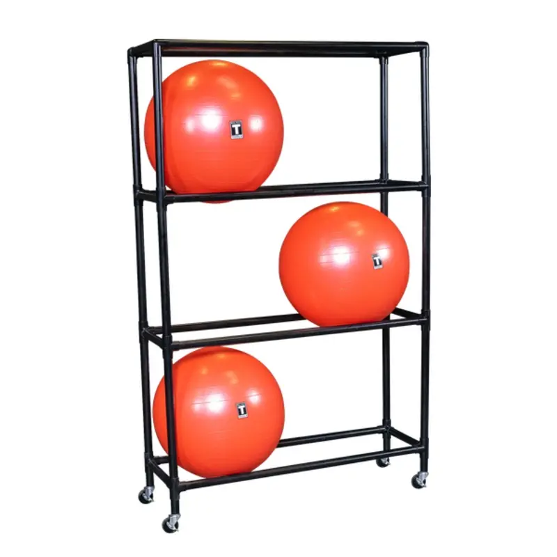 Body Solid SSBR100 8 Ball Stability Ball Rack on Casters