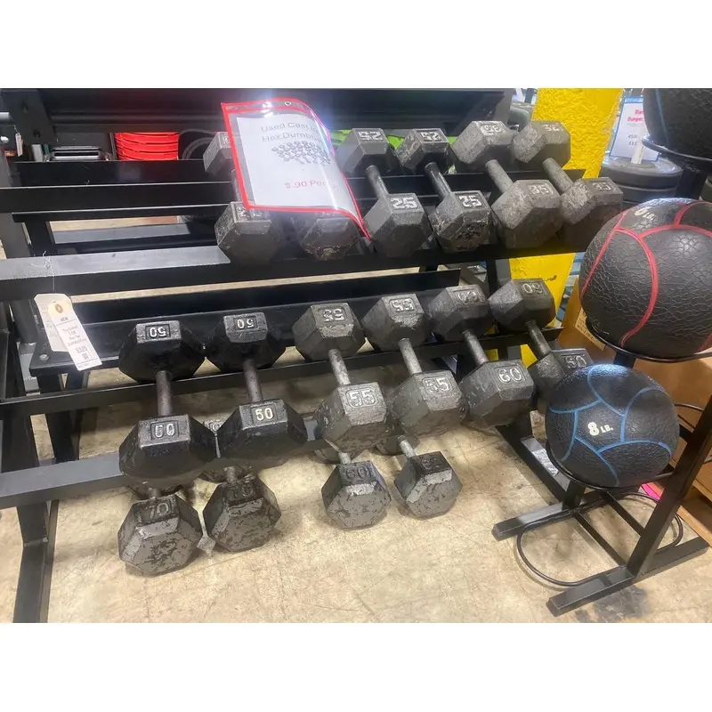 Used Cast Iron Dumbbells (Pairs)