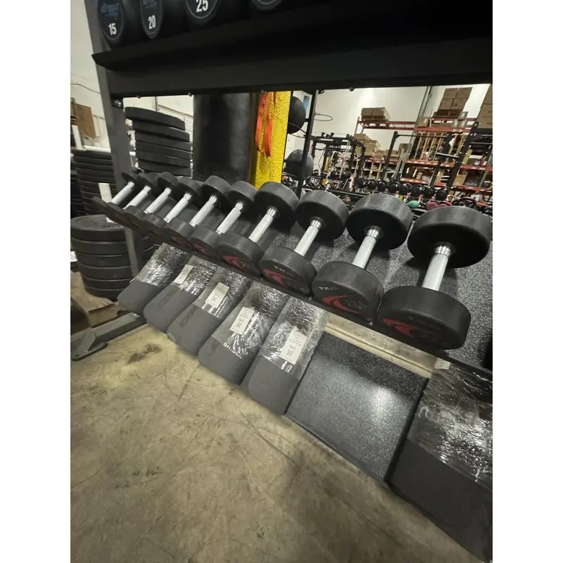 TKO Signature Urethane Dumbbell Set 7.5lb-27.5lb in 5lb Increments-NEW