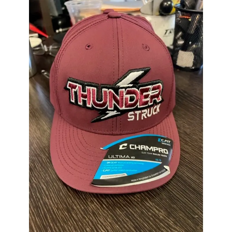 Thunderstruck Champro HC2 MVP Fitted Cap with 3D Thunderstruck Logo