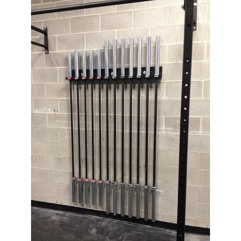 Wright Equipment Wall Mounted 12 Bar Holder Vertical