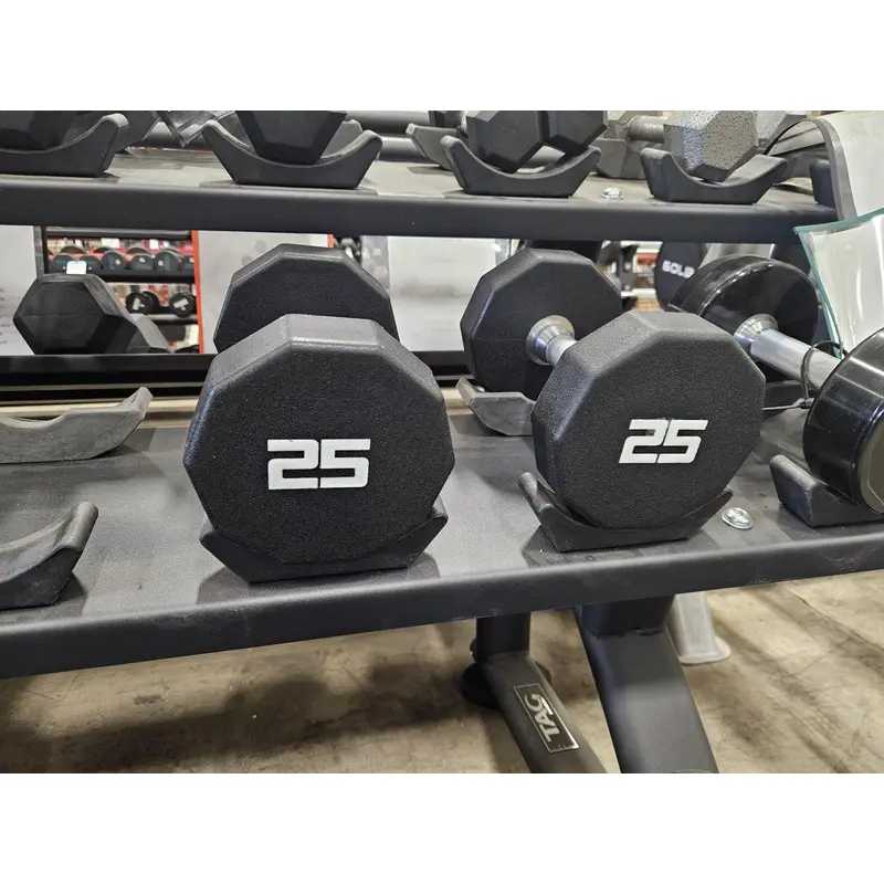 SMW Signature Series Urethane 10-Sided Dumbbell Set 5-75lb (1200lbs)