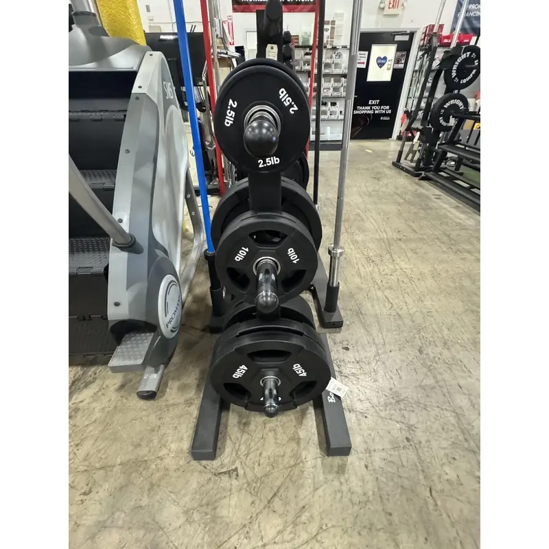 SMW Signature Series Urethane 245lb Grip Plate Set