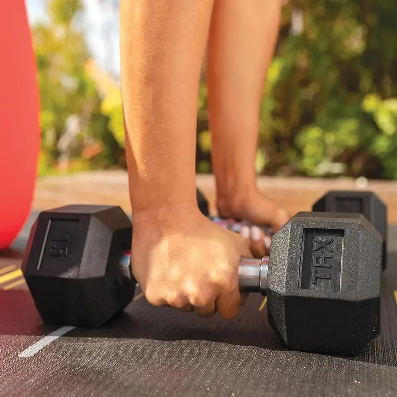 TRX V2 Rubber Hex Dumbbell Sets  SALE ITEM!!!