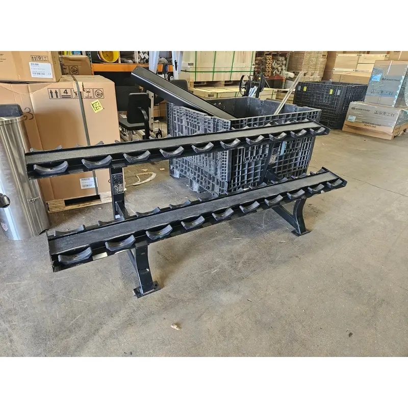 Hammer Strength Two Tier Saddle Black Dumbbell Rack  - USED