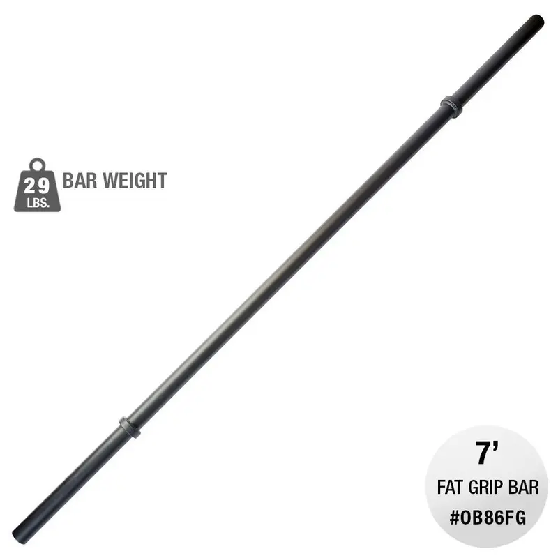 Body Solid OB86FG 2" 7' Fat Grip Olympic Bar