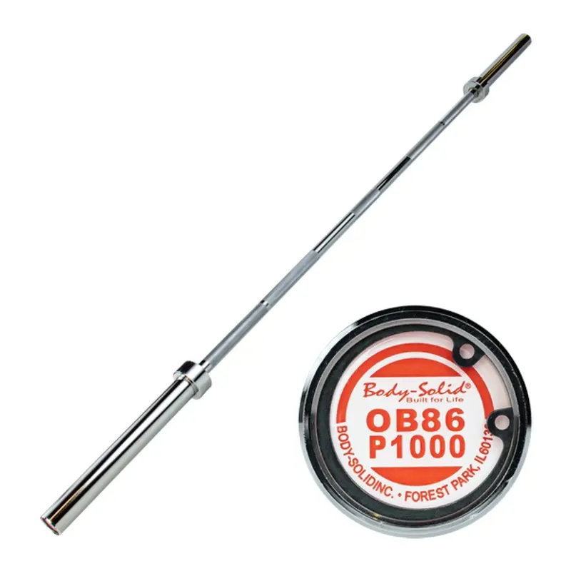 Body Solid OB86P1000 7' Olympic Power Bar
