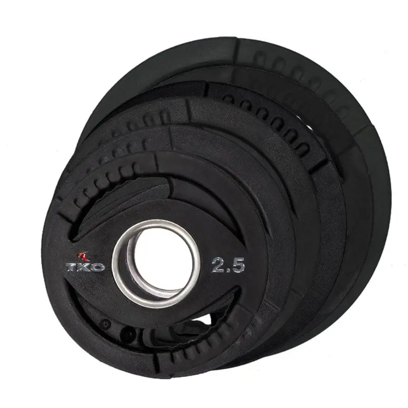 TKO 803TU Olympic Urethane Dual Grip Plate Sets