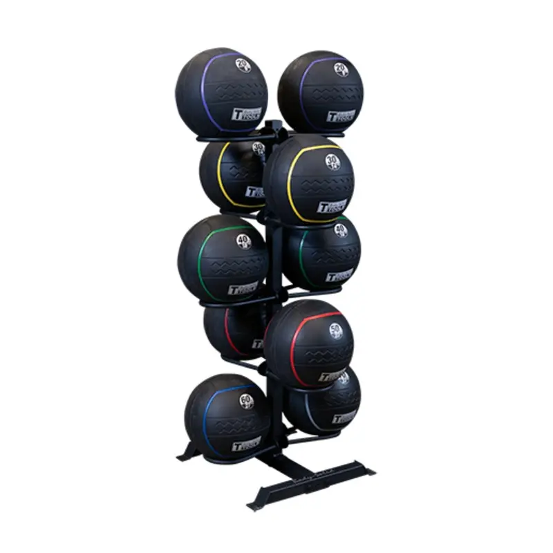 Body Solid GMR20-RUBBERPACK Ball Rack with 10 Heavy Rubber Balls Package