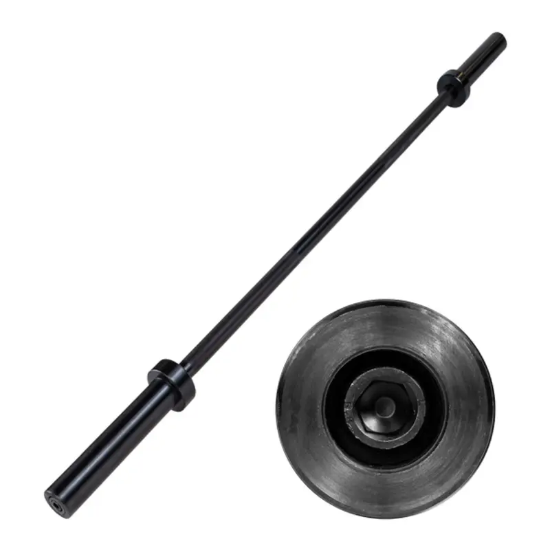 Body Solid Tools OB72B 6' Black Olympic Bar