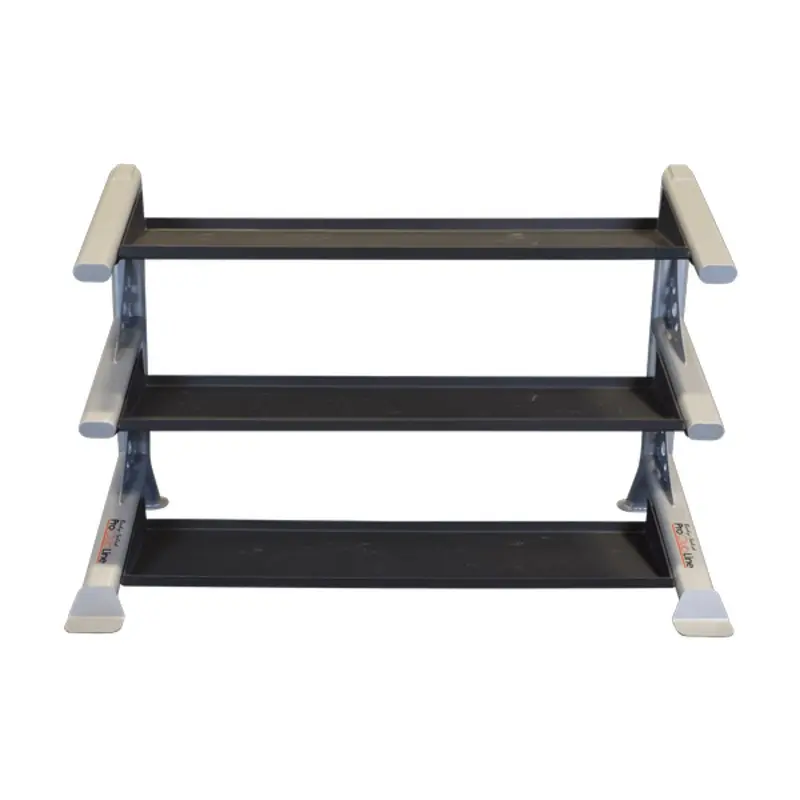 Body Solid Pro Clubline SDKR1000KB 3 Tier Kettlebell Rack