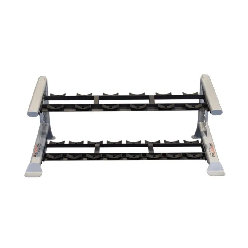 Body Solid Pro Clubline SDKR500SD 2 Tier Saddle Dumbbell Rack
