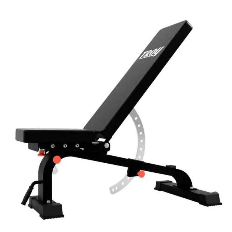 Troy Barbell Flat/Incline/Decline Adjustable Weight Bench - GTBH-FID