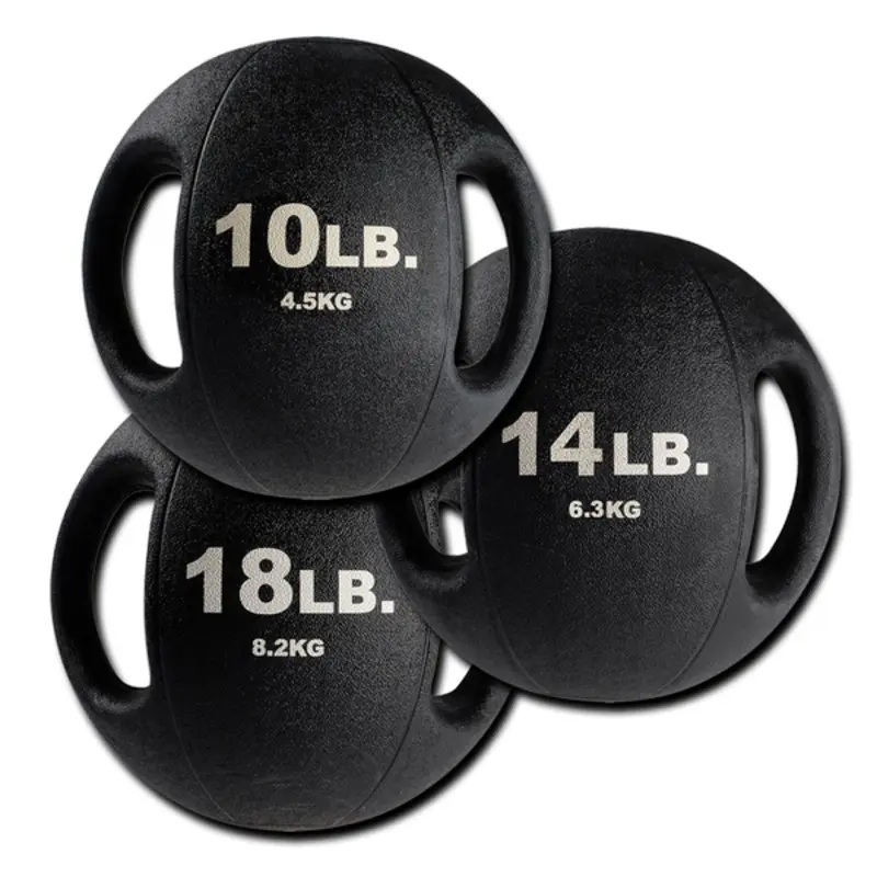 Body-Solid Tools Dual-Grip Medicine Balls Set - BSTDMB