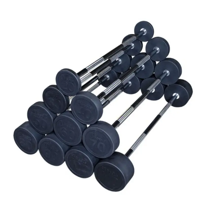 Body-Solid Tools Fixed Weight Straight Barbell Sets