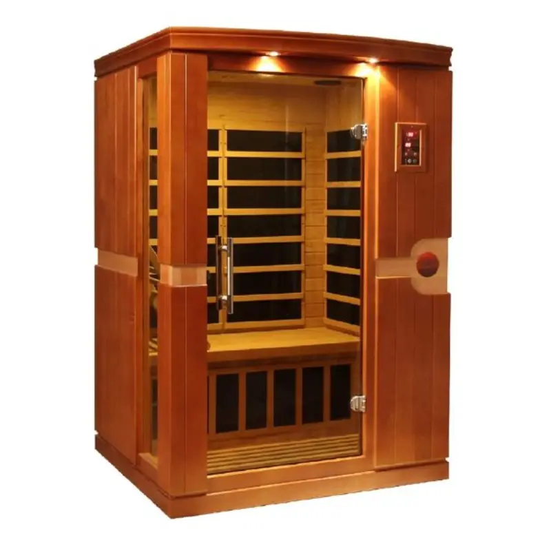 Dynamic Saunas Venice 2-Person Low EMF FAR Infrared Sauna (DYN-6210-01)